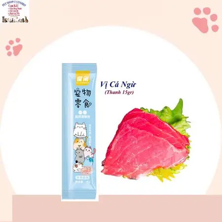 Súp thưởng dinh dưỡng cho mèo Shizuka thanh 15g - Thức ăn cho mèo 1