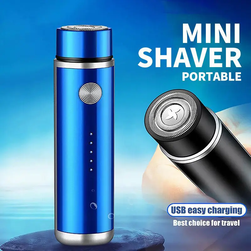 Mini Portable hair razor Electric Shaver For men Beard Trimmer USB rechargeable Travel Face Shaver hair removal
