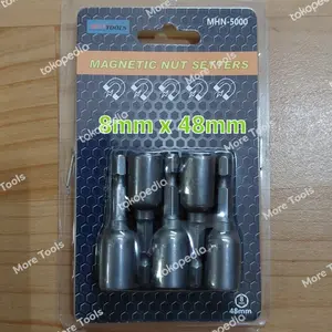 Kunci Mata Shock Baut Roofing 8mm x 48mm Magnet / Kunci Sok Roofing