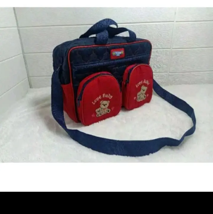 TAS BAYI BESAR BORDIR/ TAS PERLENGKAPAN BAYI MURAH / TAS TRAVELLING BAYI 2