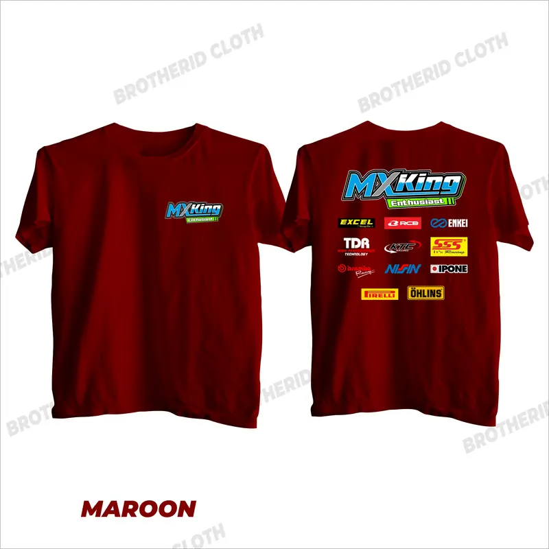 Kaos MX King Enthusiast 150 Baju Yamaha Jupiter MX Indonesia Katun Combed 30s 4