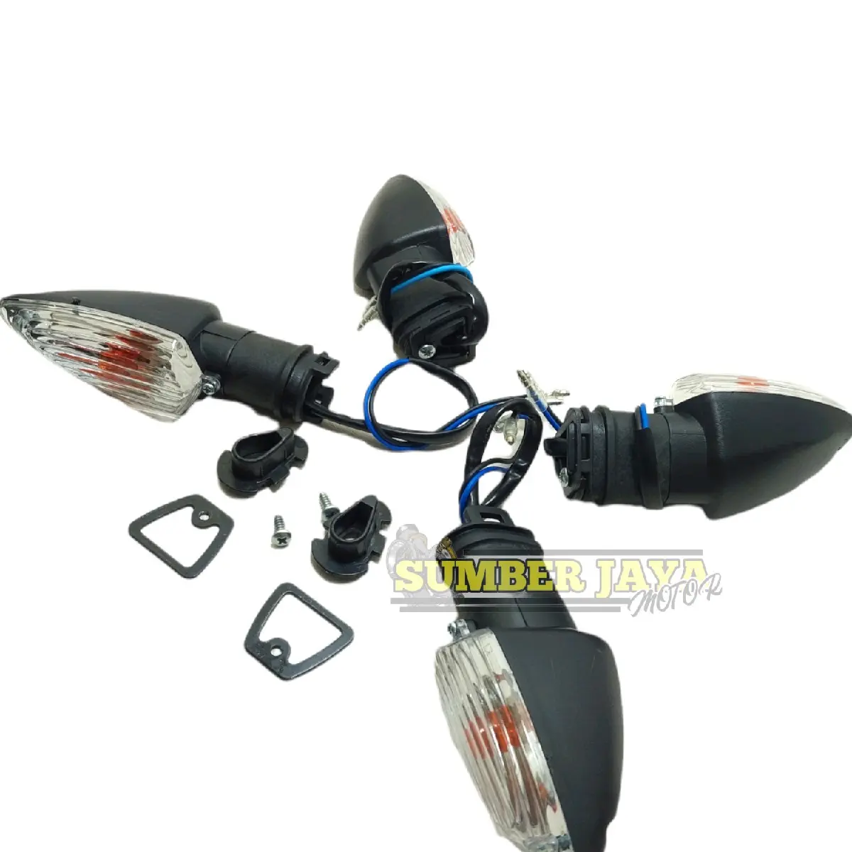 lampu sen standar vixion new set depan belakang model klip
