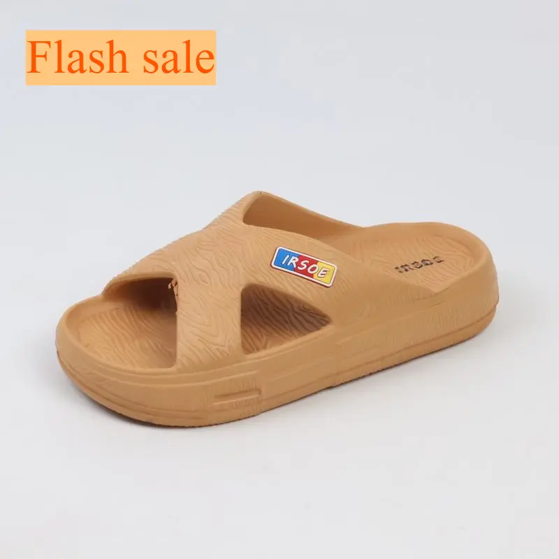 [Flash sale] Sandal Slop Wedges Wanita Dewasa Karet EVA Terbaru Shoes Sendal Shoes Sendal Jelly Sandal Selop Wanita Dewasa Kekinian Wedges EVA Rubber Karet Premium Anti Licin Mewah Cantik Hitam Sendal
