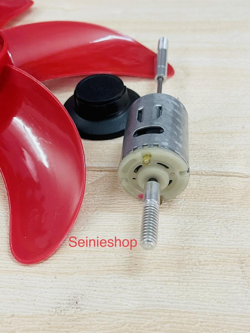 Product Introduction of Combo Mô tơ quạt 12v + cánh quạt b3 + tán cánh - phụ tùng quạt động cơ quạt 12v mini moto và motor Hàng mới 100%. 5
