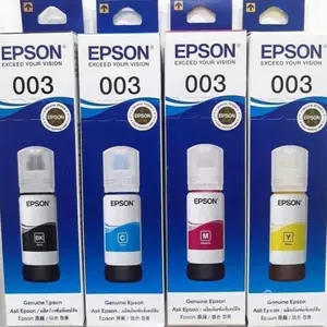 tinta printer epson 003 original 1set L5190 new Black Yellow