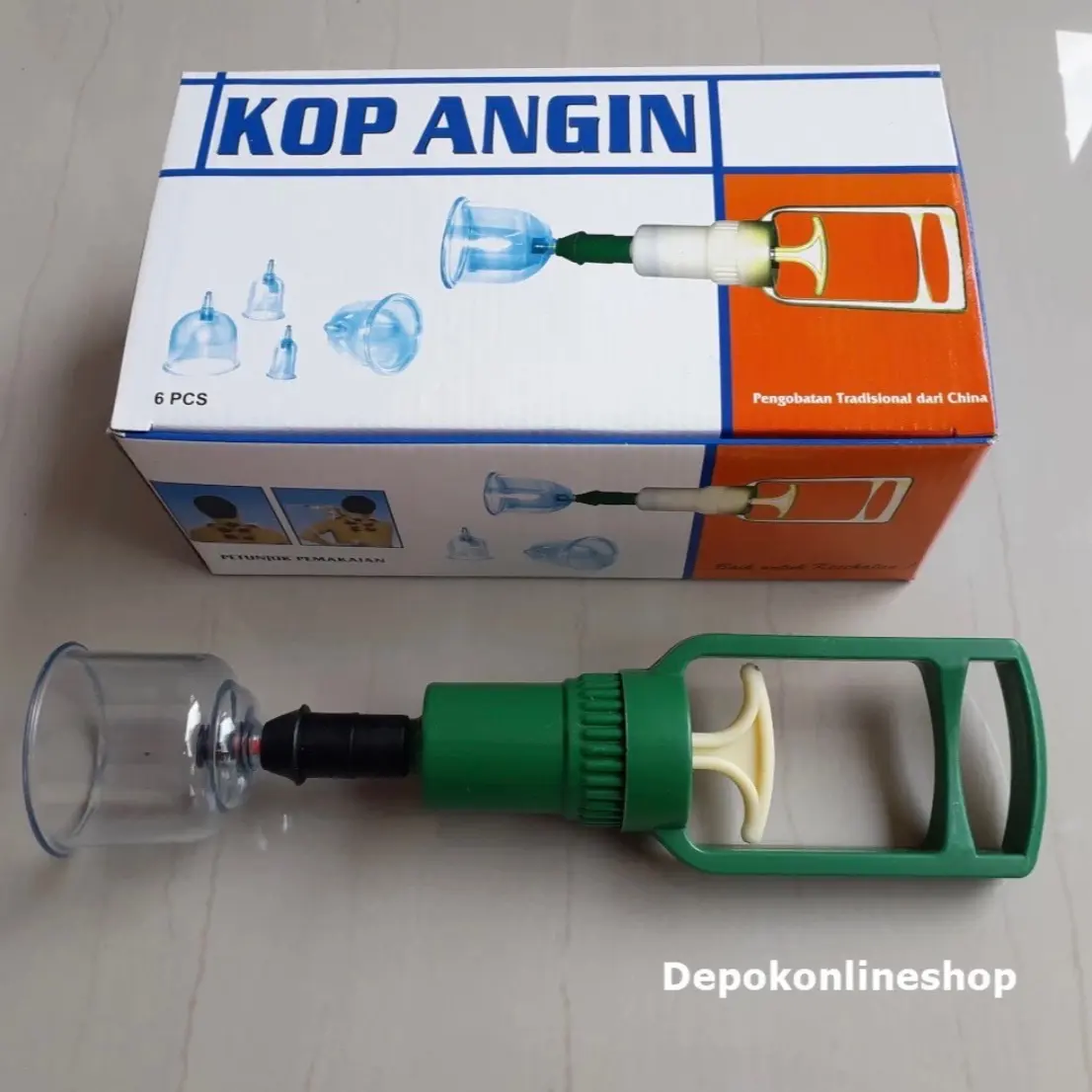 Kop Angin Set Alat Bekam isi 6 canduk bekam cupping set alat kop Terapi
