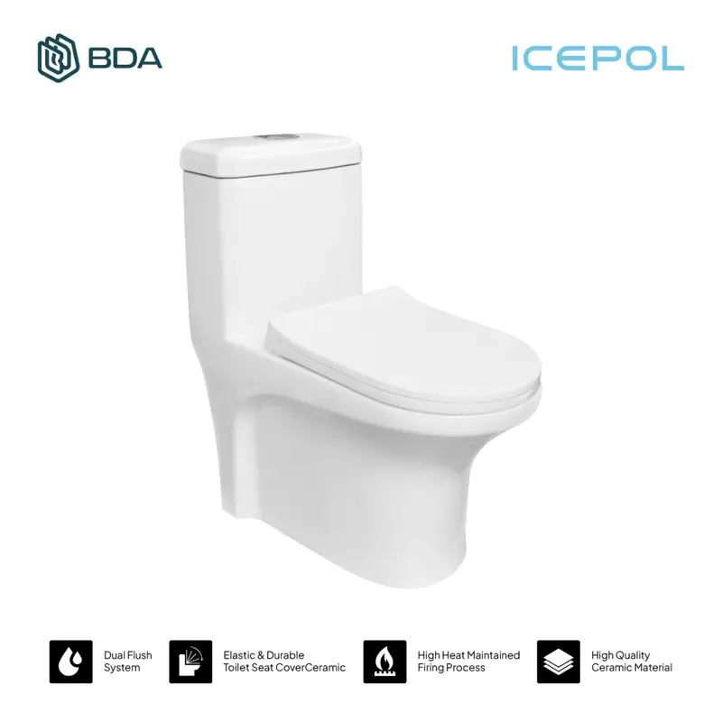 Icepol Closet Duduk Kloset Duduk Toilet Duduk IC 8010 0