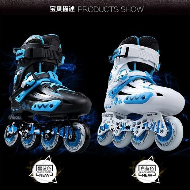 Roller Skates For Adults Inline Skates Single Row Roller Skates Youth Fancy Flash Skates Beginner 3