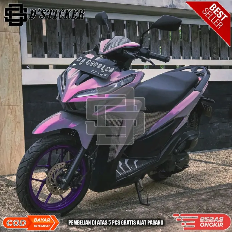 sticker skotlet warna VOLCANO GREY kualitas premium 1
