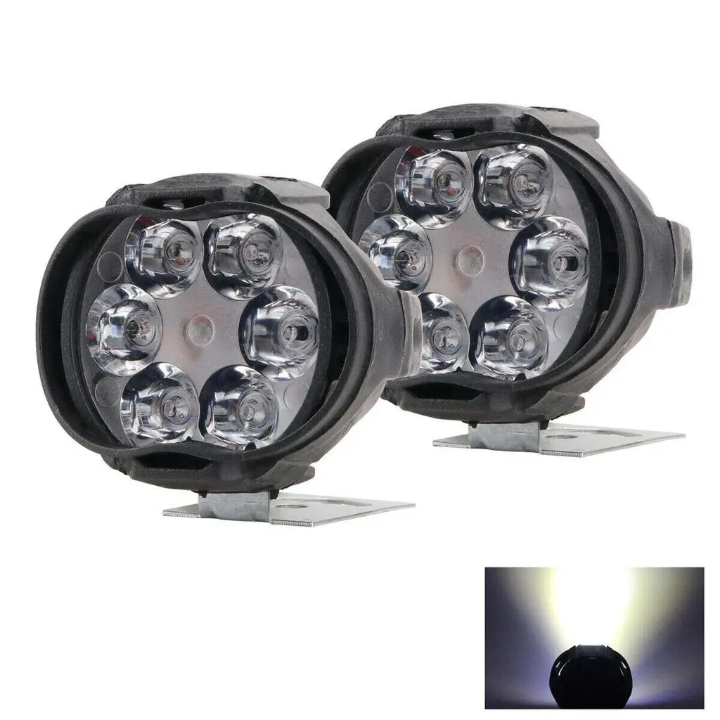 2 Cái Đèn LED Siêu Sáng. Đèn Pha Xe Máy. Đèn Sương Mù 12V Lái Xe An Toàn, Chống Nước