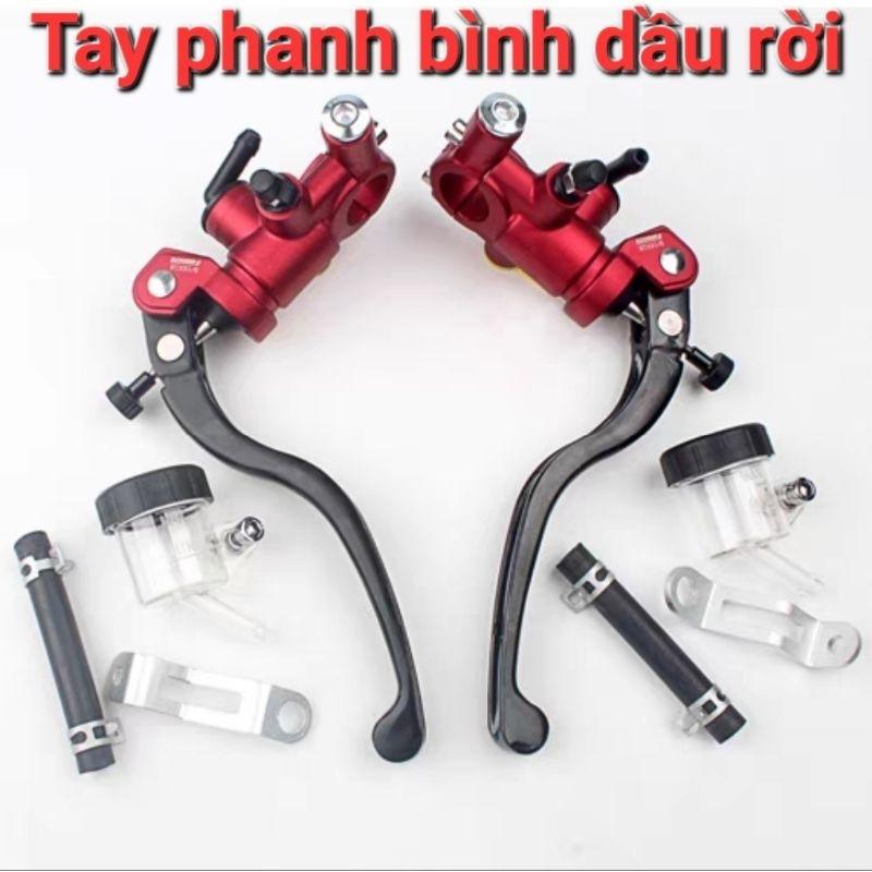 Tay phanh bình dầu rời folamdo cnc cao cấp tặng kèm dây ngắt phanh Phụ Tùng Phụ Kiện
