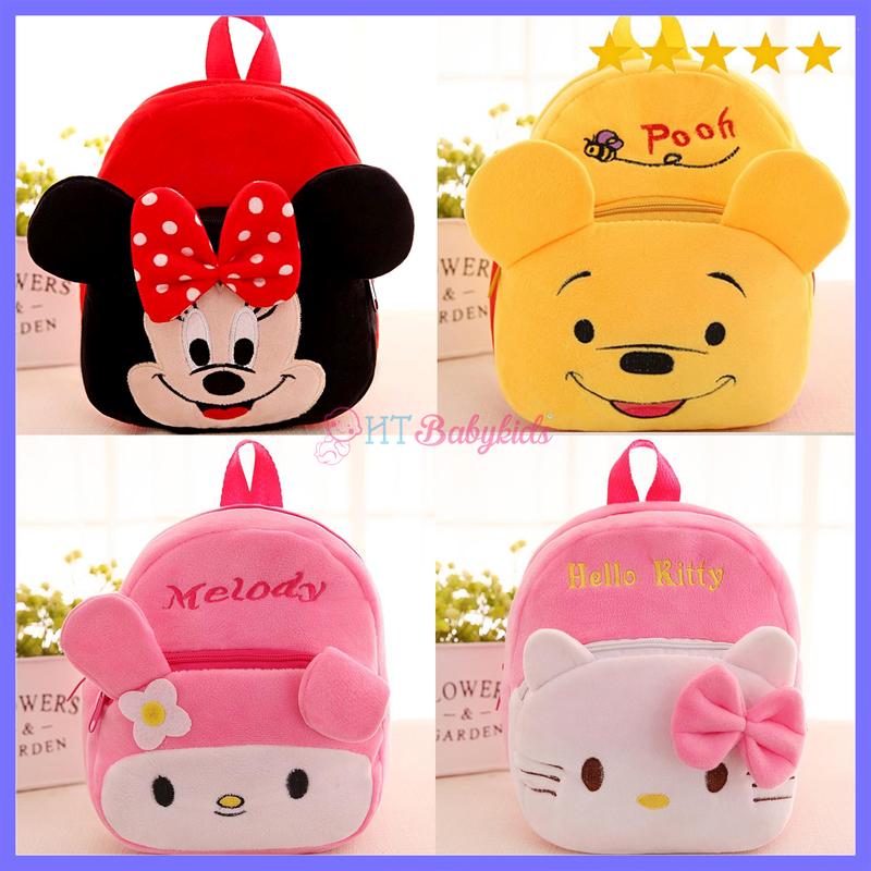 Balo Hoạt Hình Cho Bé Trai Bé Gái Mầm Non, Ba Lô Trẻ Em Mẫu Giáo Động Vật Đi Học DƯỚI 2 Tuổi