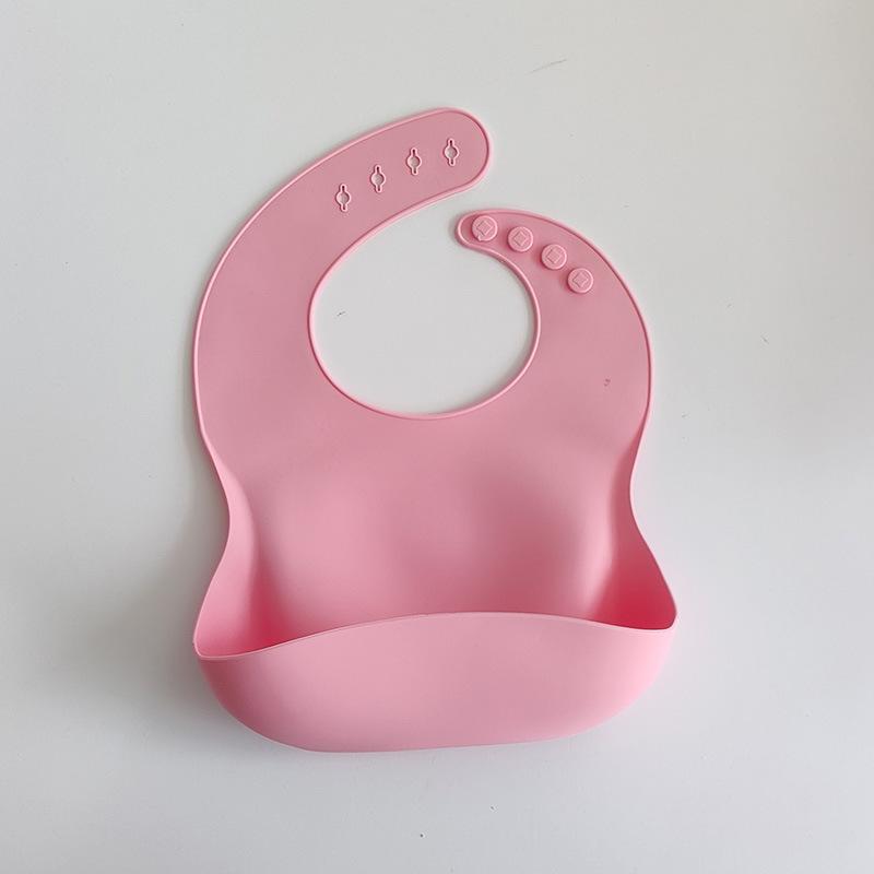 Product Introduction of Baby Waterproof Silicone Thicken Bibs Apron Toddler Girl Boys Feeding Adjustable Bib Silicone 15
