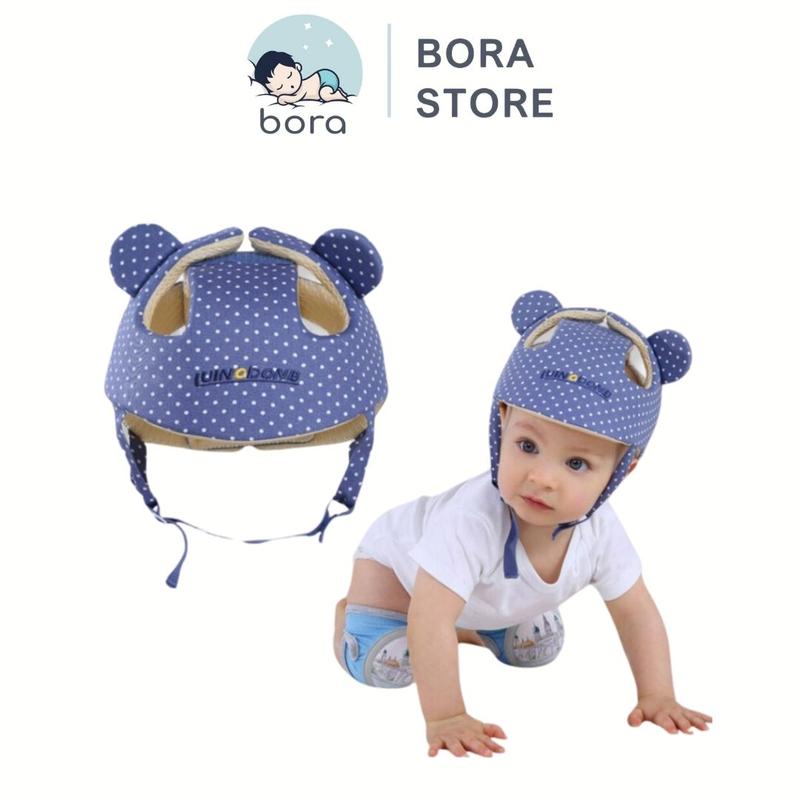 Mũ bảo hiểm cho bé tập bò tập đi siêu nhẹ siêu thoáng điều chỉnh theo kích thước vòng đầu