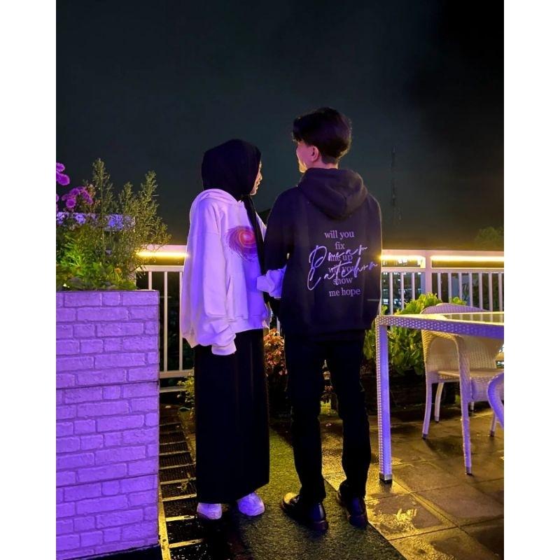Hoodie CATALIC COLLECTION ORIGINAL 100% | Universe White Catalic First Collection | Catalic Second Collection 4