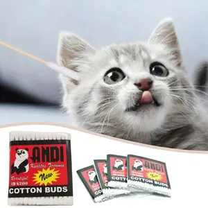 (5pack) Cotton Bud Pembersih Telinga Anjing, Kucing.
