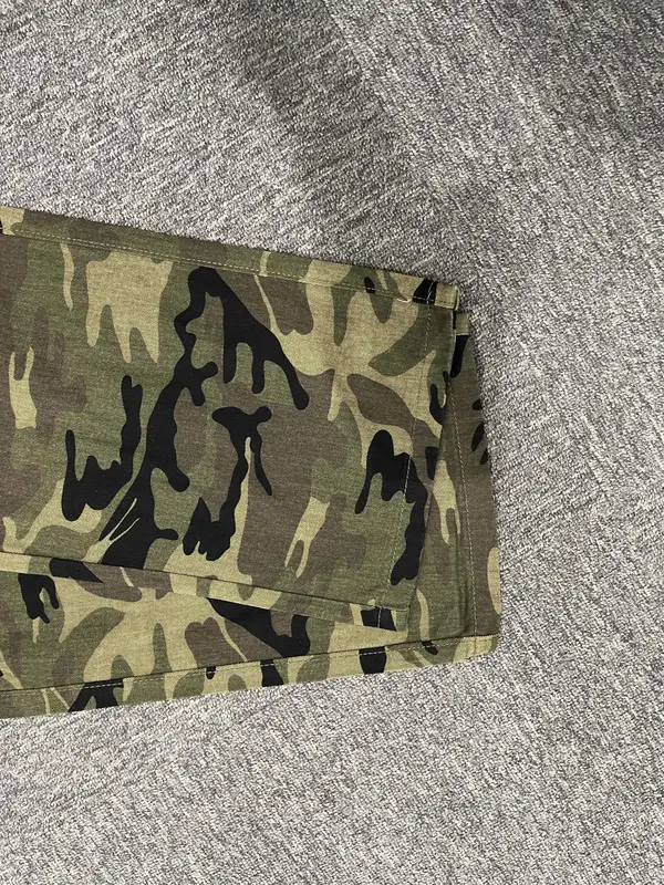 Women's Camo Print Straight Leg Jeans, Street Fashion Casual Denim Pants for Daily Wear, Ladies Bottoms for All Seasons 8