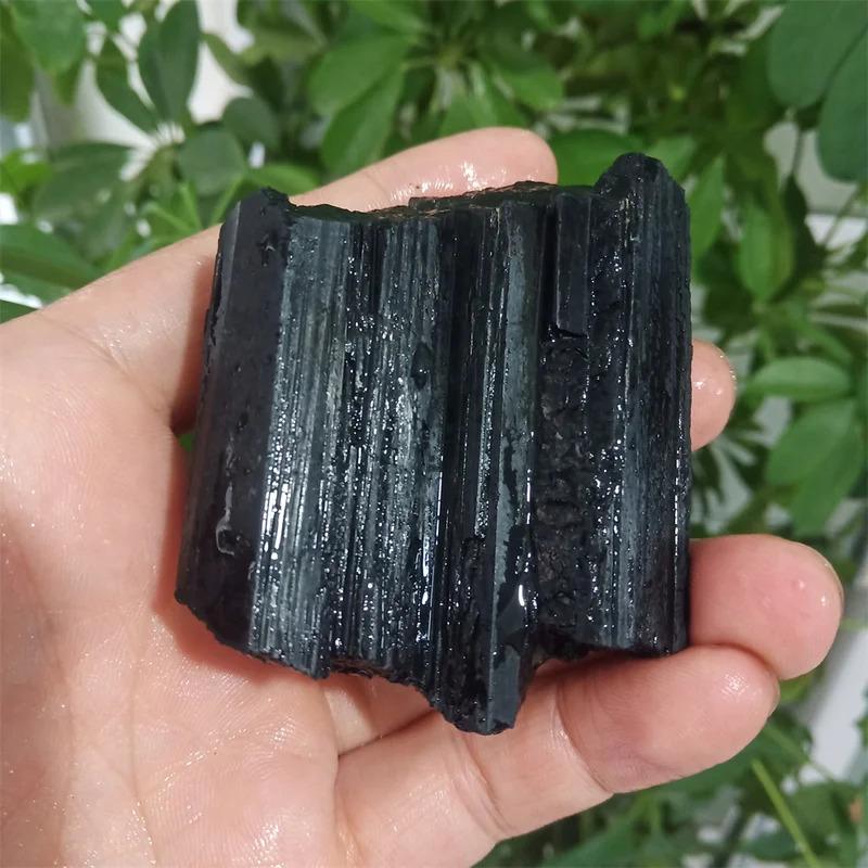 New product A piece High Quality Natural Black Tourmaline Repair Ore Mineral Specimen Healing Crystal Radiation  Energy StoneFashion Jewelry Accessories 3
