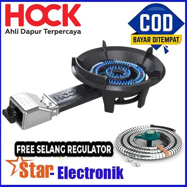 HOCK Kompor Gas 1 Tungku Low Pressure HC-101CL