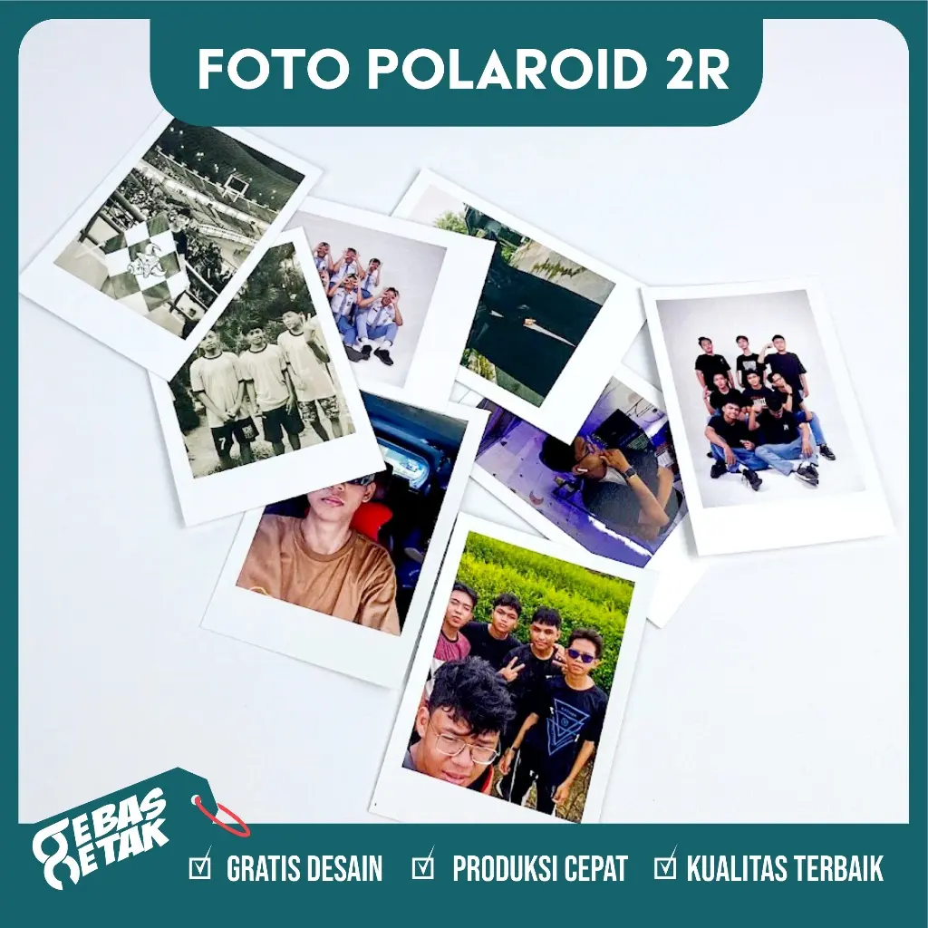Cetak Print Foto Polaroid 2R Print Foto Kenangan Kado Gift Murah Koleksi Lucu Dekorasi Kamar Estetik