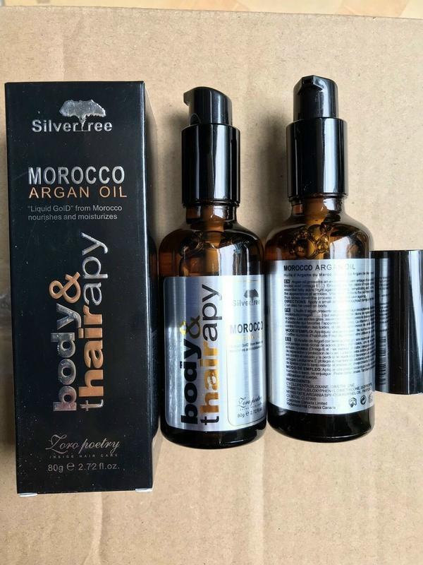 Tinh Dầu Dưỡng Tóc M o rocco Argan Oil - B O D Y & T H A I R A P Y Axit amin Chất dinh dưỡng cho tóc Chăm Sóc Tóc Trà Tea 2