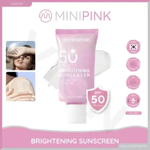 PRODUK BPOM DISKON CUCI GUDANG [BPOM] MINIPINK Brightening Sunscreen SPF50+ 40ml Face & Body Sunblock Putih UV Protection MP029 EXP LAMA DAN JAMINAN ORIGINAL