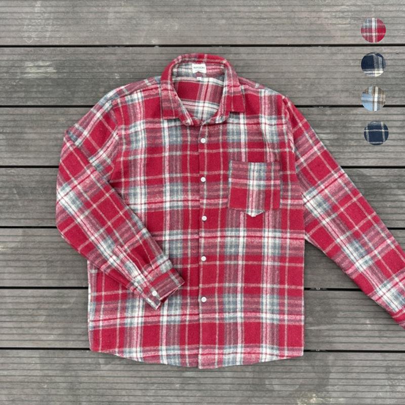 HÀNG LOẠI VẢI ĐẸP CHỐNG NẮNG TỐT Áo sơ mi Flannel dài tay nam nữ chất vải Flannel dày dặn mềm mịn