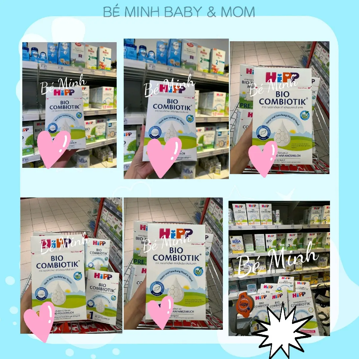 (hàng nội đia) sữa bột hipp combiotic