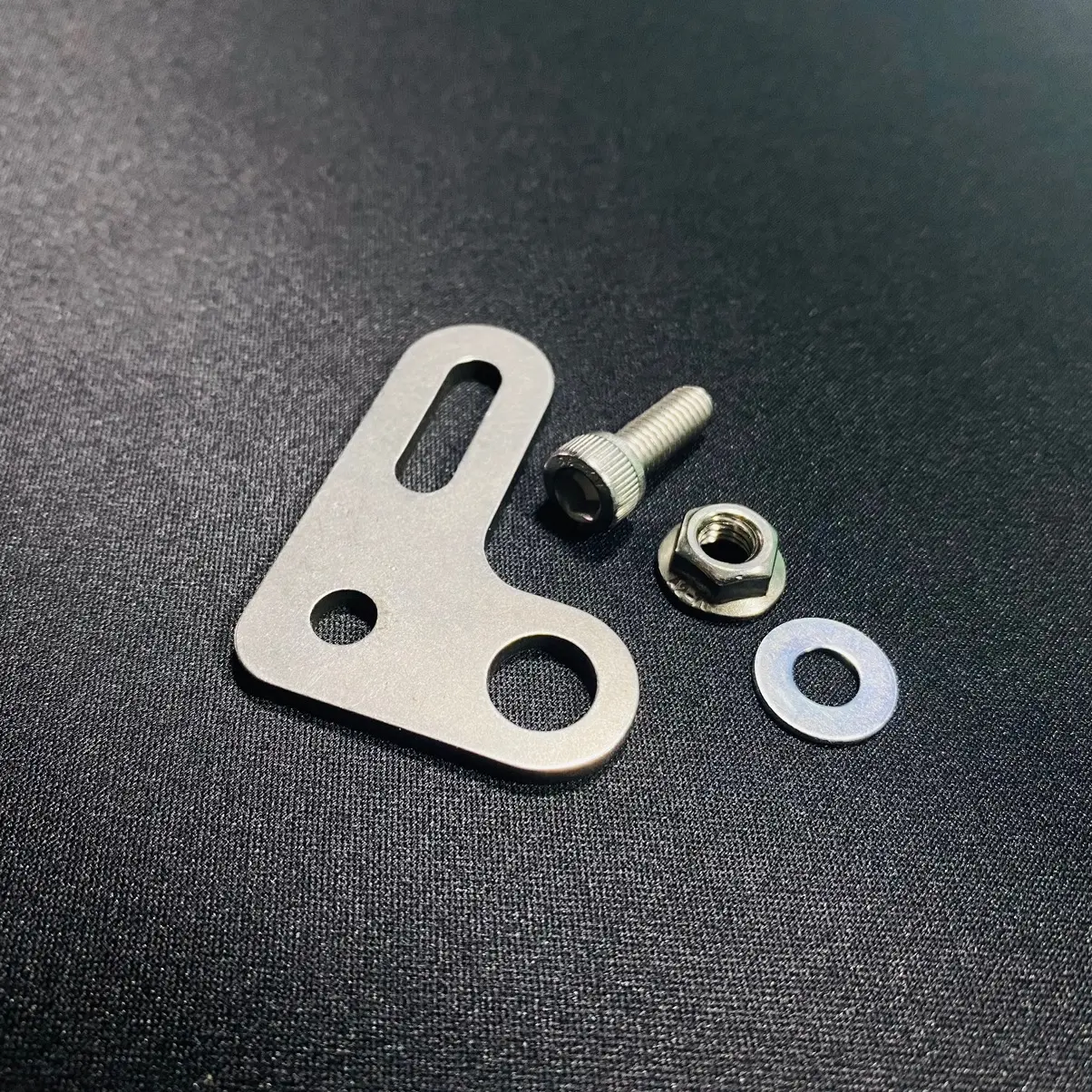 Pat gắn đèn trợ sáng L4x Tay thắng - tay côn -  chân gương inox 304 cho nhiều dòng xe