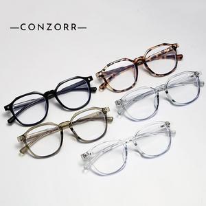 Sunglasses 2025 New Korean-style Polygonal Frame Sunglasses Men's Style with Blue Light Protection Women's Style for Round Faces with UV Protection Driving Outdoor Use Detachable Lenses rose colored glasses titanium oval 3m pen salamin hand red lens men