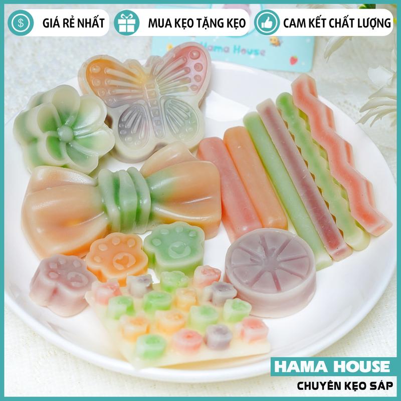  KẸO SÁP - COMBO 150K - MIX VỊ HOA QUẢ THƠM NGON Ăn Vặt 