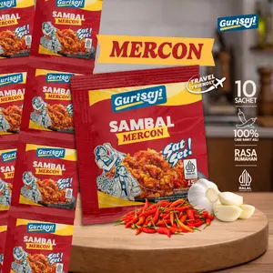 Gurisaji Sambal Mercon Pedas Siap Saji 10 Sachet