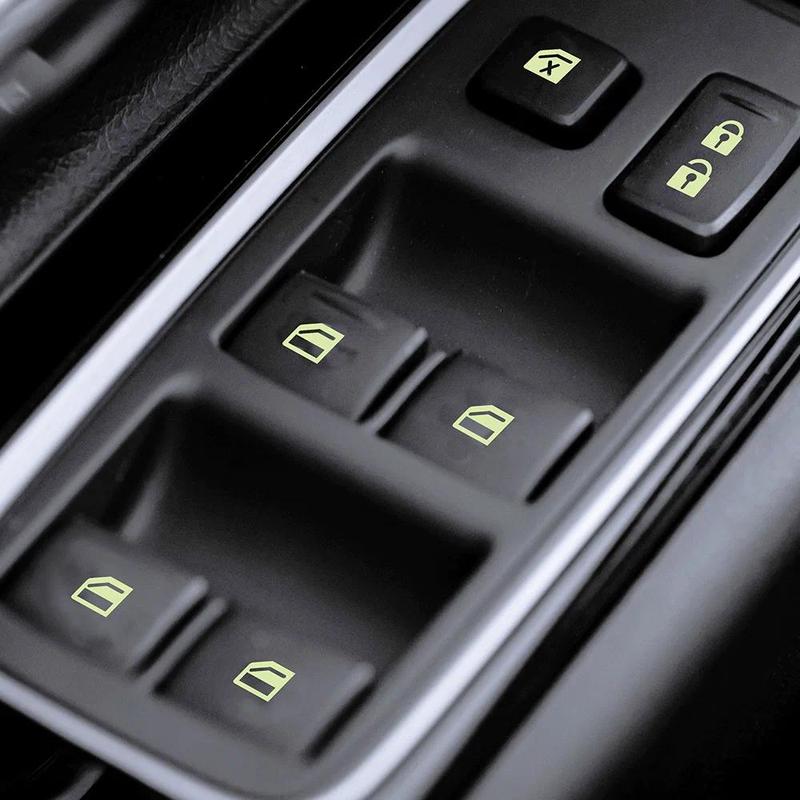 Product Introduction of Luminous Window Button Sticker Fluorescent Windows Lifter Door Switch Stickers Night Safety Decal Car Interior Decals Auto Part 13