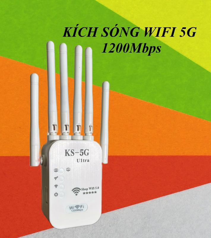 KS-5G 6 râu Bộ chuyển tiếp và mở rộng WIFI 5G - Tốc độ 1200 - TikTok ...