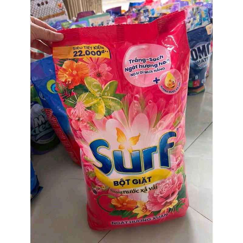 GÓI BỘT GIẶT SURF HƯƠNG NƯỚC XẢ VẢI NGÀN HOA 5.5kg