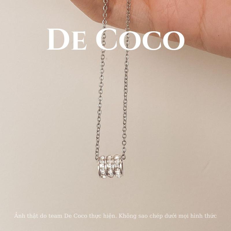 KHÔNG ĐEN GỈ - Vòng cổ, Dây Chuyền, Trang Sức Nữ BLING RING De Coco Women Jewelry Chain
