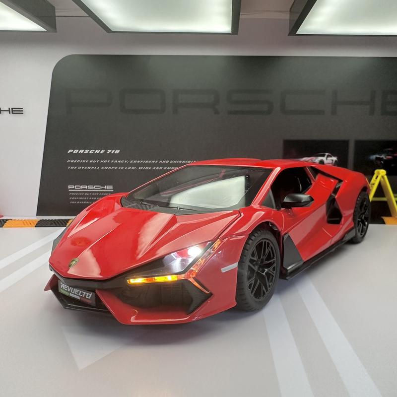 Mô hình xe Lamborghini Lamborghini Revuelto tỉ lệ 1:24 hãng Jinlifang 5