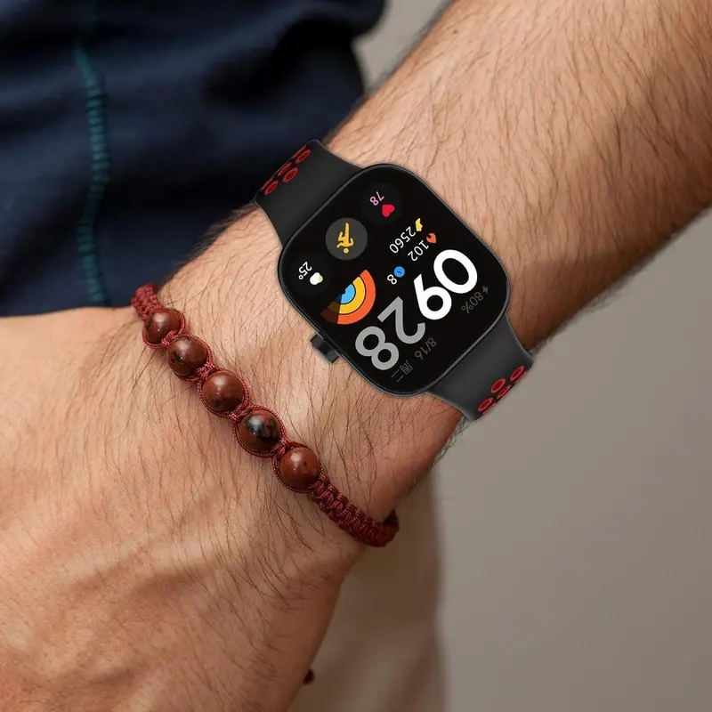 Dây đeo silicone dành cho Đồng Hồ thông minh Xiaomi Smart Band 9 Pro và Xiaomi Band 8 Pro Dây đeo đồng Đồng Hồ Dây đeo vòng đeo tay thay thế Phong cách thể thao 1