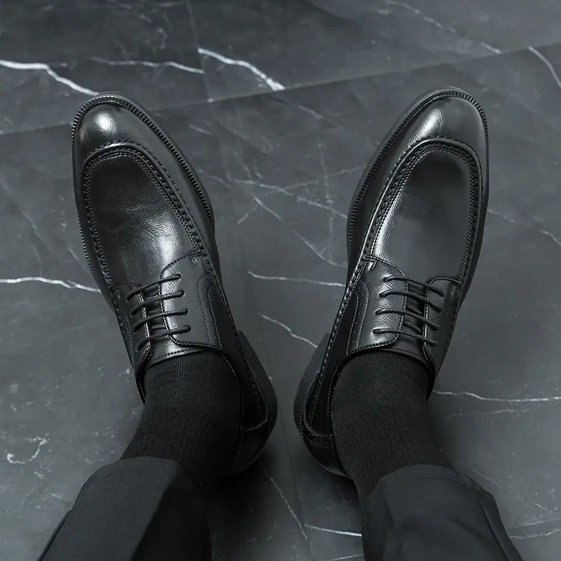 Giày Da Nam, Phong Cách Cổ Điển, Giày Brogue, Buộc Dây, Thích Hợp Cho Bữa Tiệc, Văn Phòng, Công Sở, Đám Cưới Và Công Sở Trang Trọng, Mũi Nhọn, Cổ Điển