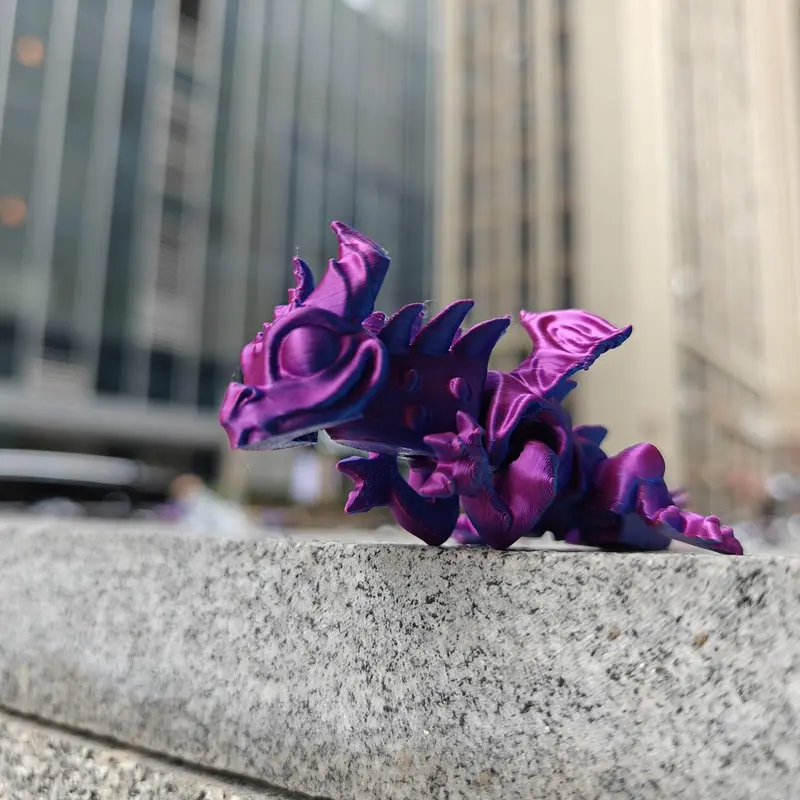 3D Printed Dragon Statue, Bendable Joint Dragon Figurine, Fantasy Theme Decoration for Home, Office Desk, Car, Living Room 7