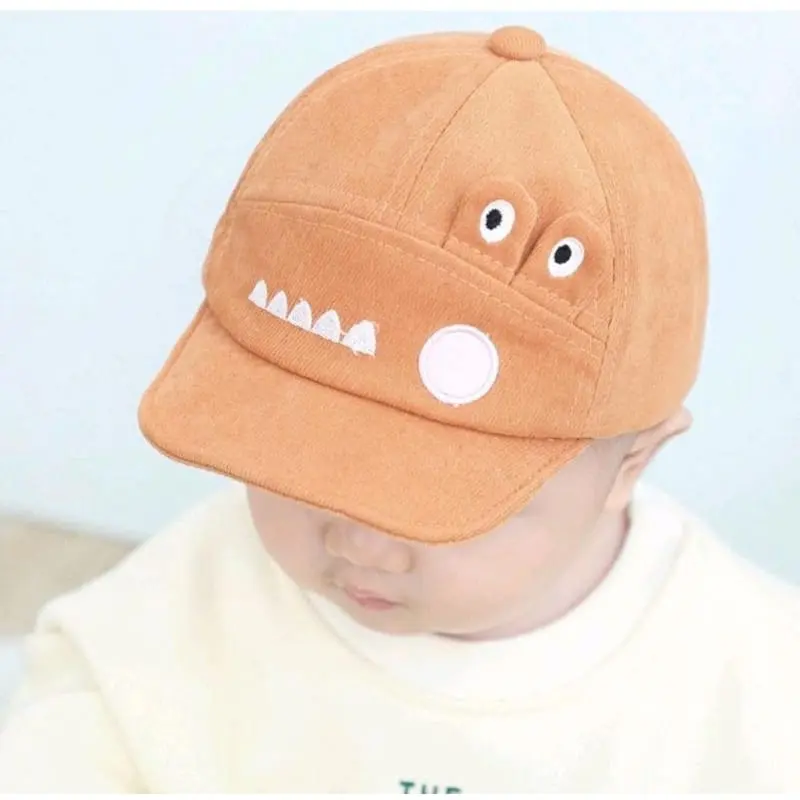 Topi Bayi buaya Lucu Motif Topi Model Karakter Buaya Bordir Nama Bayi Cewek Cowok 1