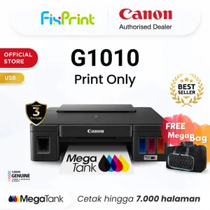 Printer Canon G1010 - Ink Tank Print Only USB - Garansi 3 Tahun - Roller Kertas Super Kuat - Pengganti iP2770 L121 8787