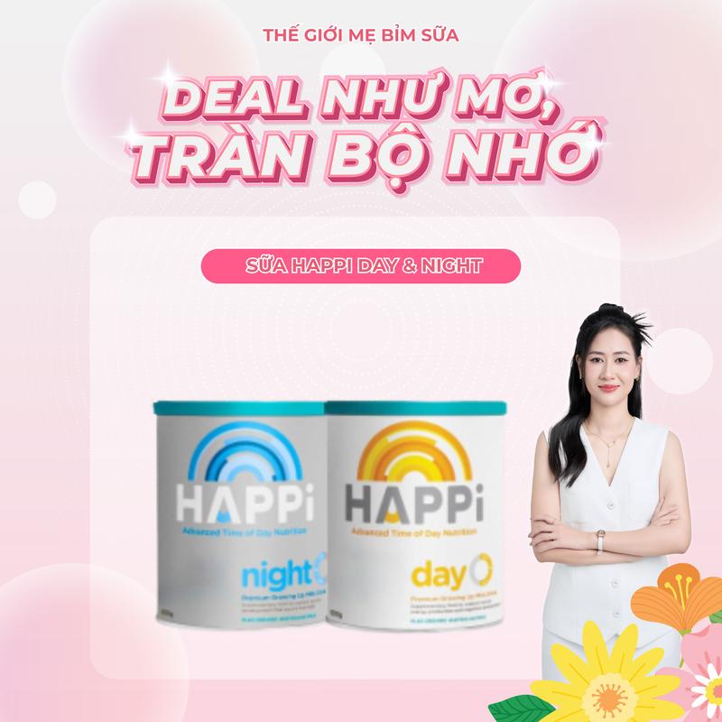 [TGMBS] Sữa HAPPI Day & Night ngày và đêm 600gr Úc date xa