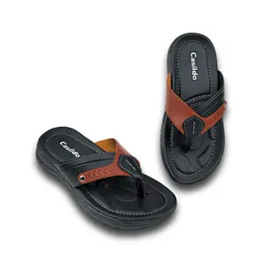 Casildo Sandal Anak Laki laki Japit Kulit Tanggung Size 28-37 Jepit