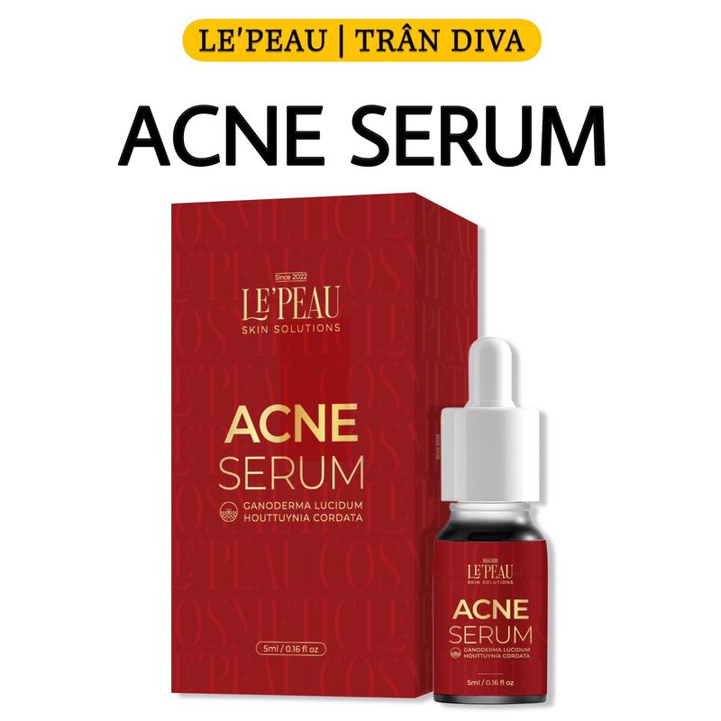 Product Introduction of [Mã 3] Mua 1 Tặng 1, ACNE SERUM - Serum Diếp Cá 5ml Hỗ Trợ Cải Thiện Mụn - Thương Hiệu: LE'PEAU 2