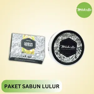 Mabello Paket Lulur Dan Sabun Hitam Bedda Lotong Ori BPOM Lulur Hitam Bugis Mabello Pemutih Kulit Permanet Paket Pemutih