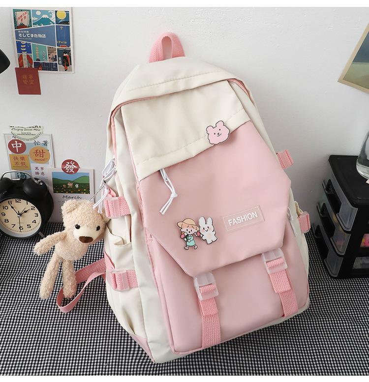 Product Introduction of Ba Lô Unisex, Phong Cách Nhật Bản, Dành Cho Học Sinh, Cặp Sách, Phong Cách Preppy, Túi Đi Chơi Ba Lô Phong Cách Dụng Cụ, Năm 2024 20