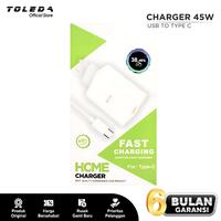 Gambar Travel Charger Fast Charging 45W Compatible For Infinix Type-C  Original 100% dari Toleda Indonesia Kota Tangerang 5 Tokopedia