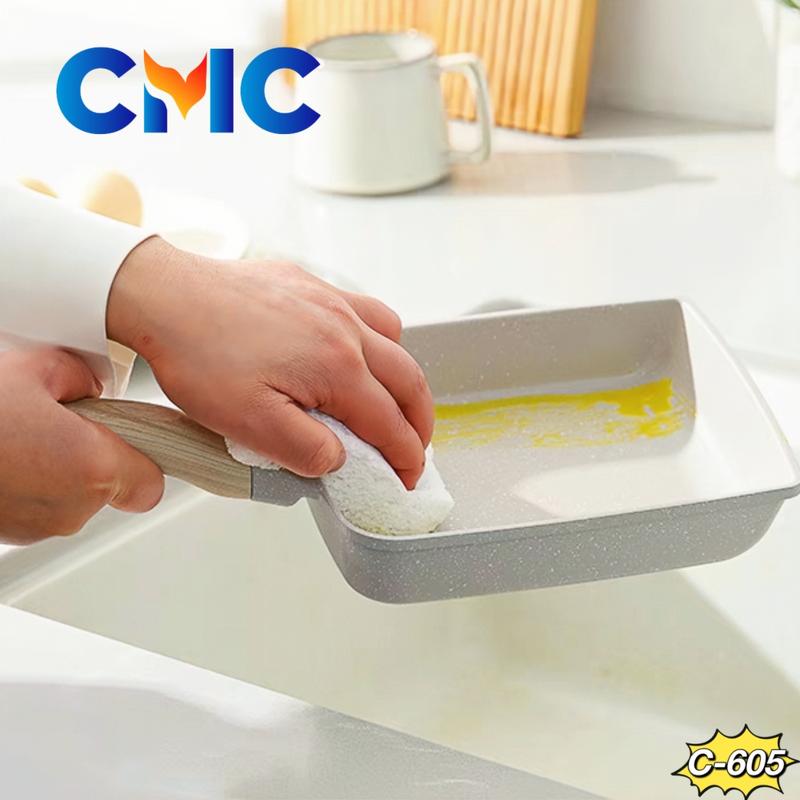 CMC[COD]Cosy Tamagoyaki Panci Wajan Penggorengan Telur Anti Lengket Omelette 15*18CM C-605 5