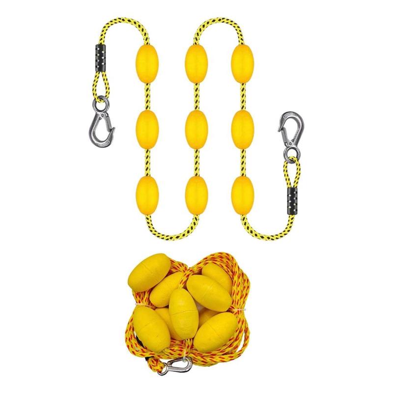 Through Rope Float Tow Rope Heavy Duty with 9 Floats with Hook for Tubing Water - TikTok ...